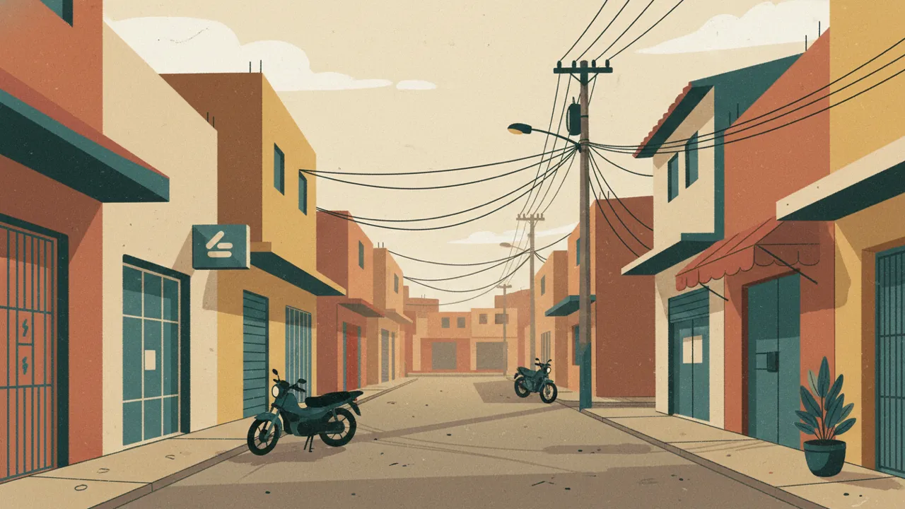 El negocio — calle de un barrio caleño